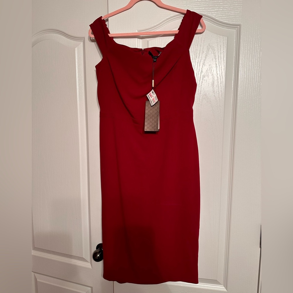 NWT Gucci Red off the shoulder Mini